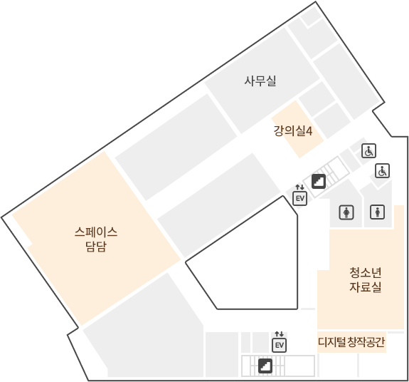 숲속도서관 3층 도면